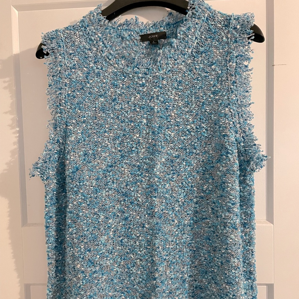 JCrew Tweed Shell. Size Large